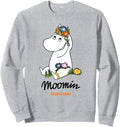 Moomin Snorkmaiden Flowers Hair Artist Hoodie - Aesthetic Graphic Unisex - T-Shirt, Sweatshirt, Hoodie