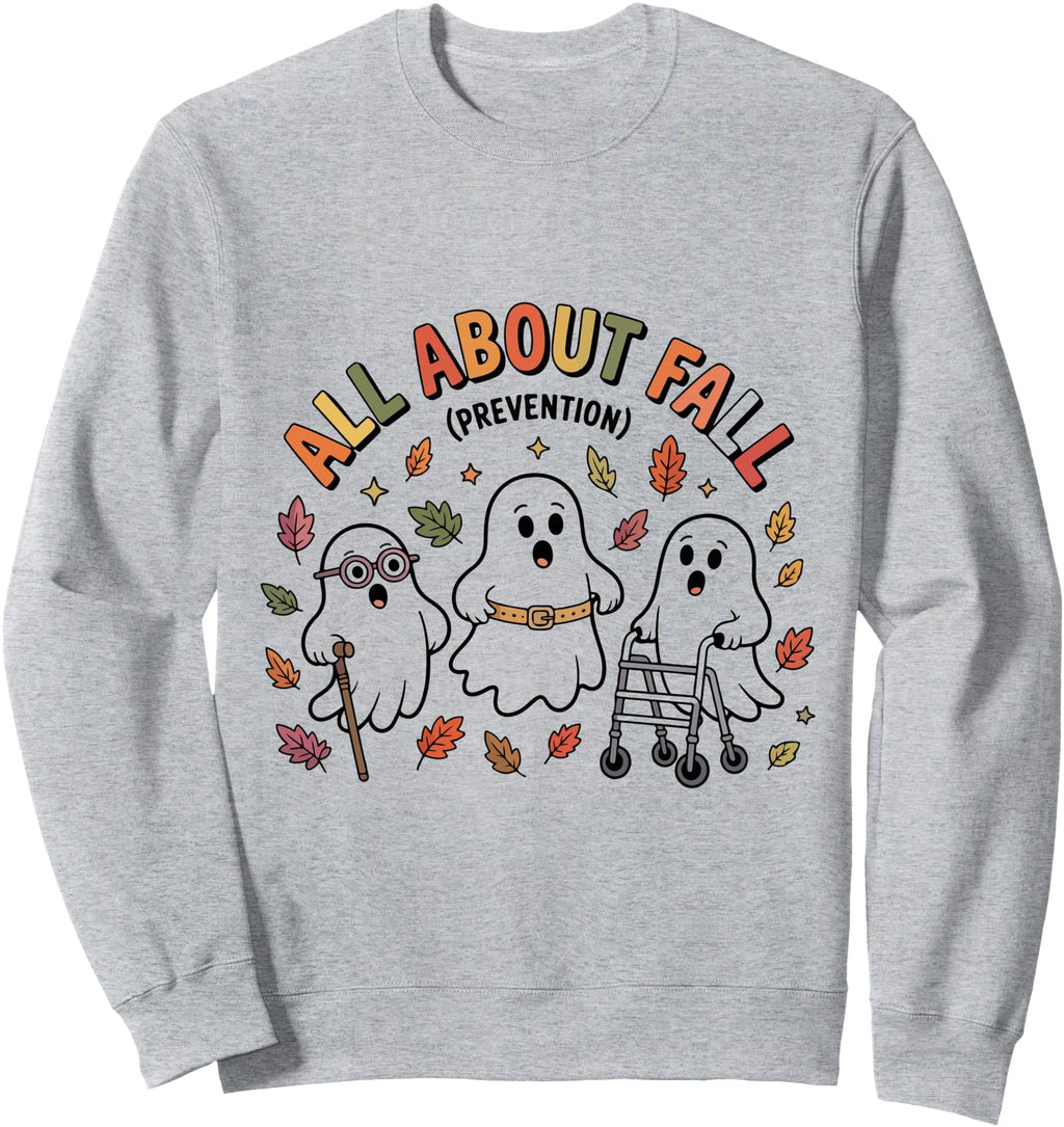 Handcrafted All About Fall Prevention T-Shirt - Graphic Print for Adults - T-Shirt, Sweatshirt, Hoodie