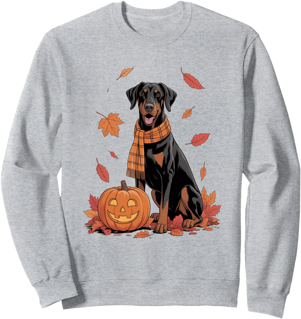 Handcrafted Doberman Pinscher Dog Hoodie - Fun Novelty Design Unisex - T-Shirt, Sweatshirt, Hoodie