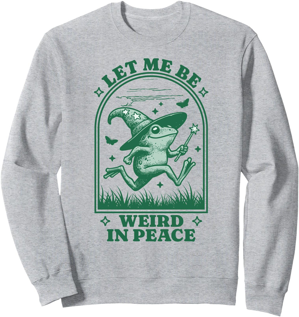Exclusive Let Me Be Weird Peace Hoodie - Minimalist Print Men Women - T-Shirt, Sweatshirt, Hoodie