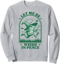 Exclusive Let Me Be Weird Peace Hoodie - Minimalist Print Men Women - T-Shirt, Sweatshirt, Hoodie