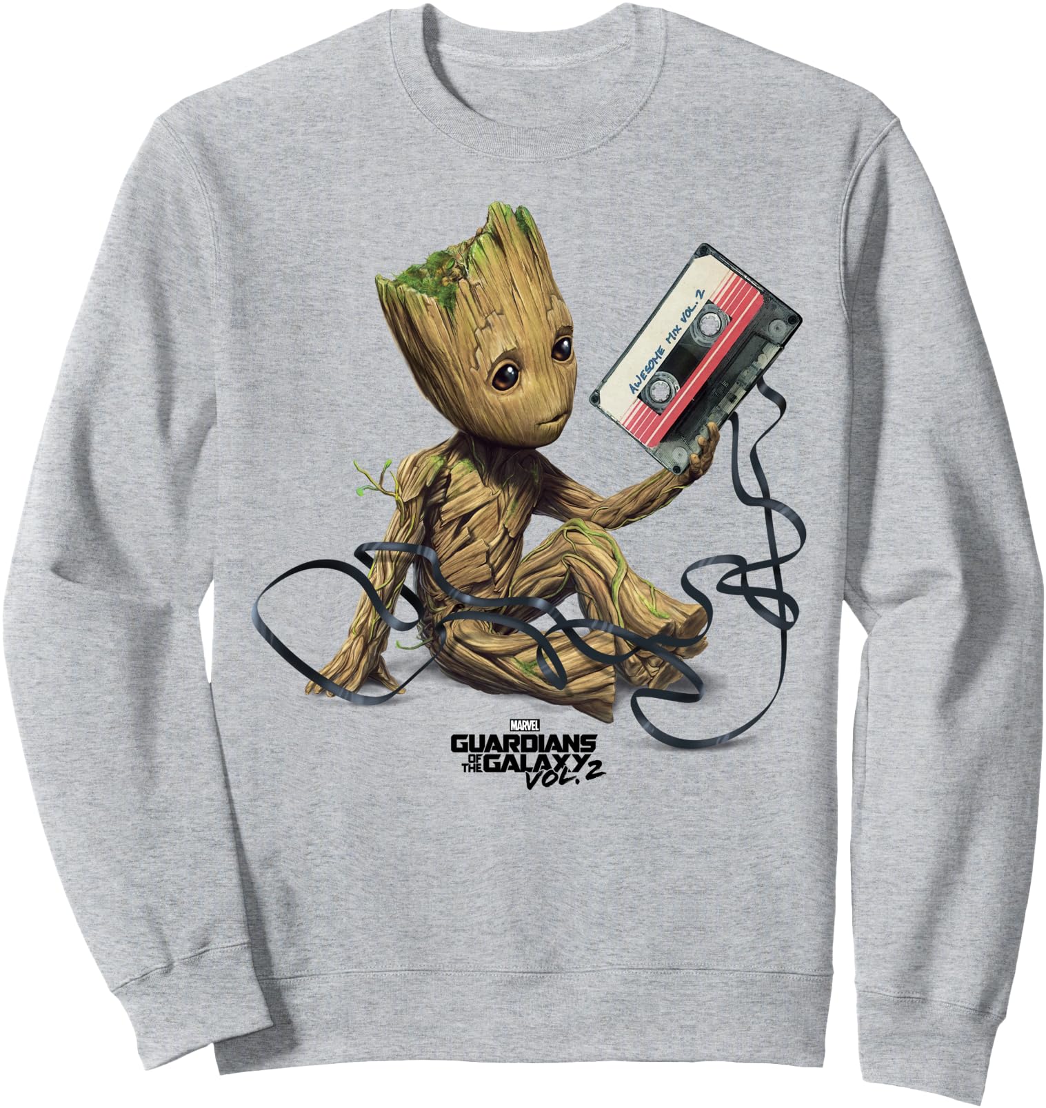 Marvel Guardians Galaxy Vol 2 Groot Sweatshirt - Aesthetic Graphic Unisex - T-Shirt, Sweatshirt, Hoodie