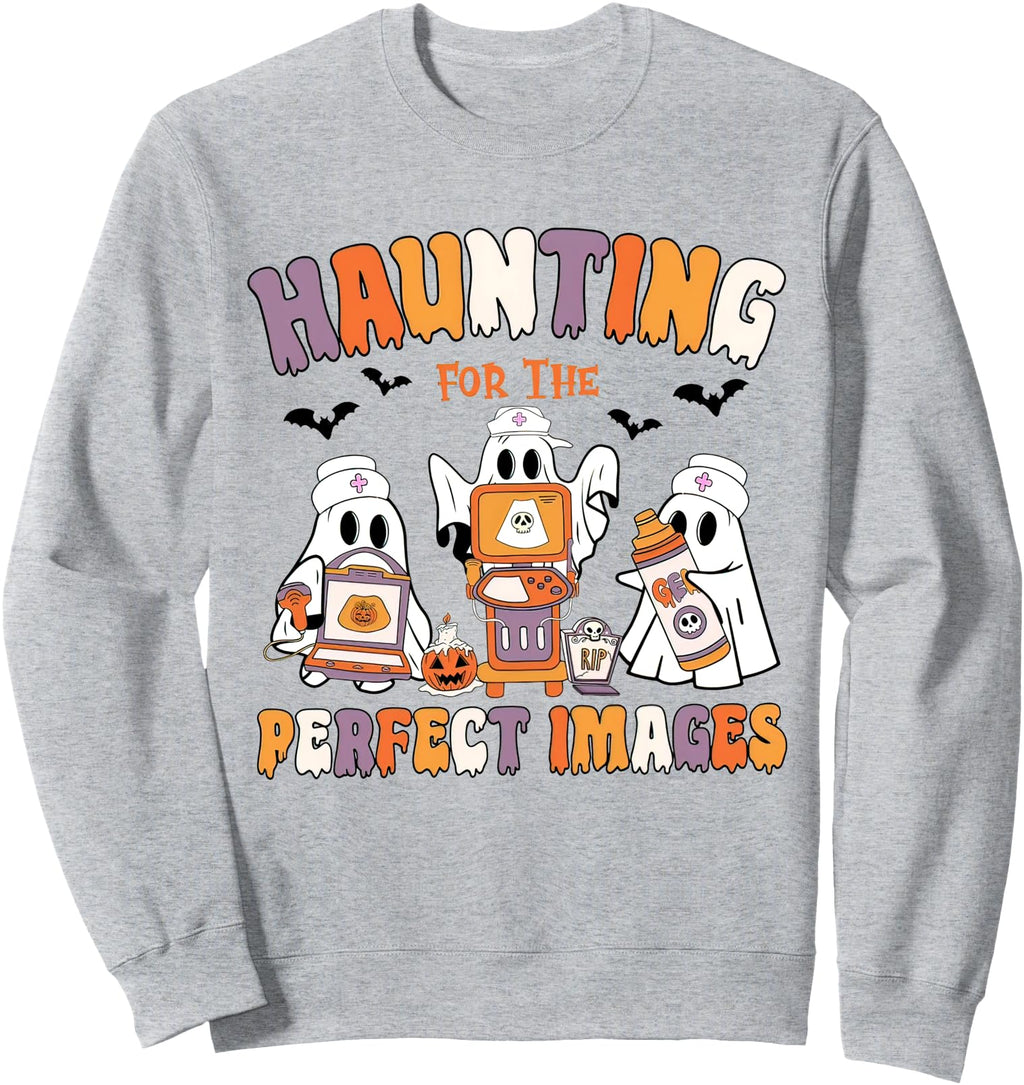 Handcrafted Halloween Sonographer T-Shirt - Minimalist Print Unisex - T-Shirt, Sweatshirt, Hoodie
