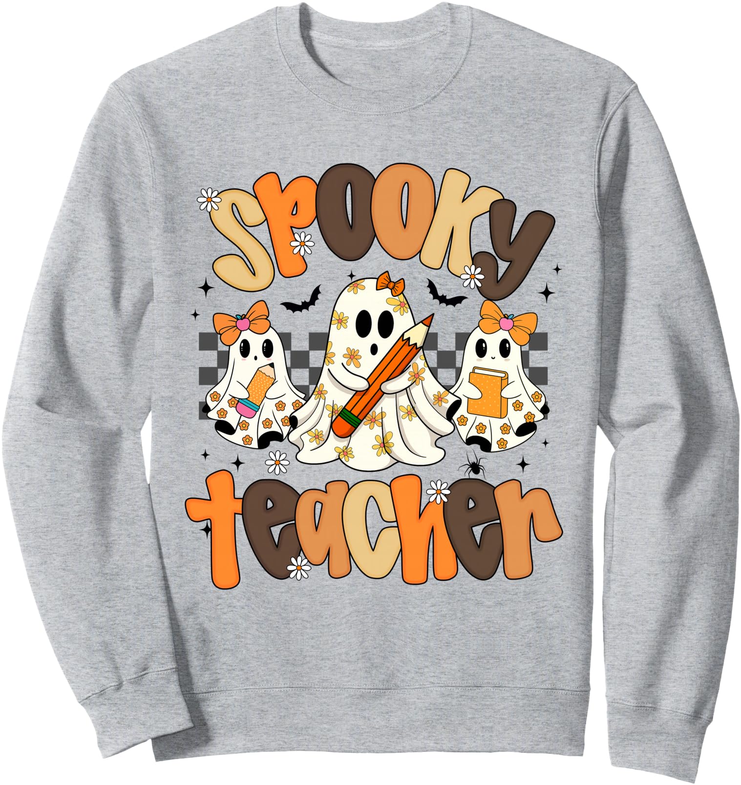 Trick Or Teach Preppy Teacher Halloween Hoodie - Minimalist Print Unisex - T-Shirt, Sweatshirt, Hoodie