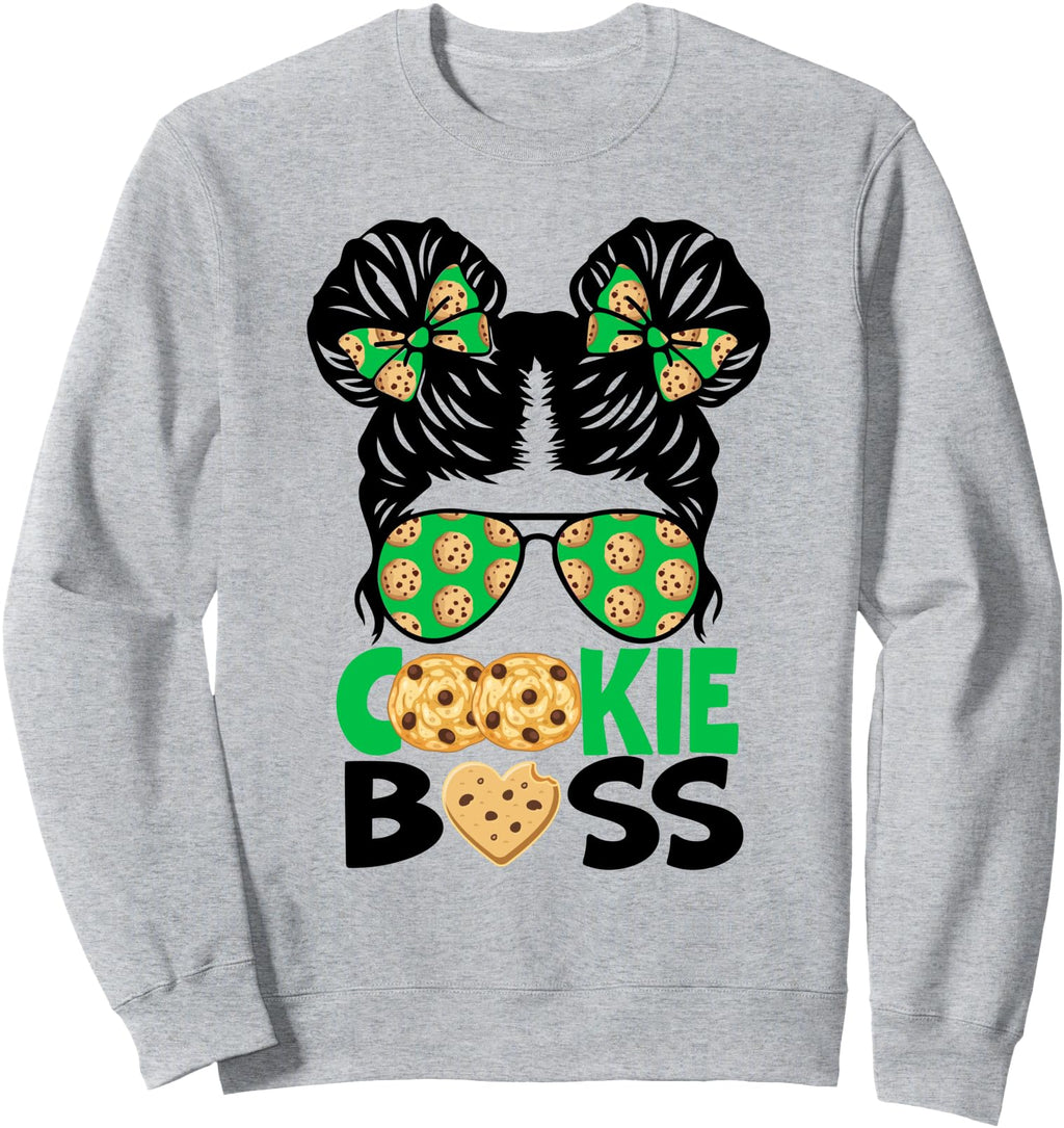 Scout Cookie Boss Kidlife Messy Bun T-Shirt - Streetwear Style Men Women - T-Shirt, Sweatshirt, Hoodie