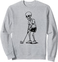 Authentic Skeleton Golfer Retired Golf T-Shirt - Trendy Graphic Unisex - T-Shirt, Sweatshirt, Hoodie