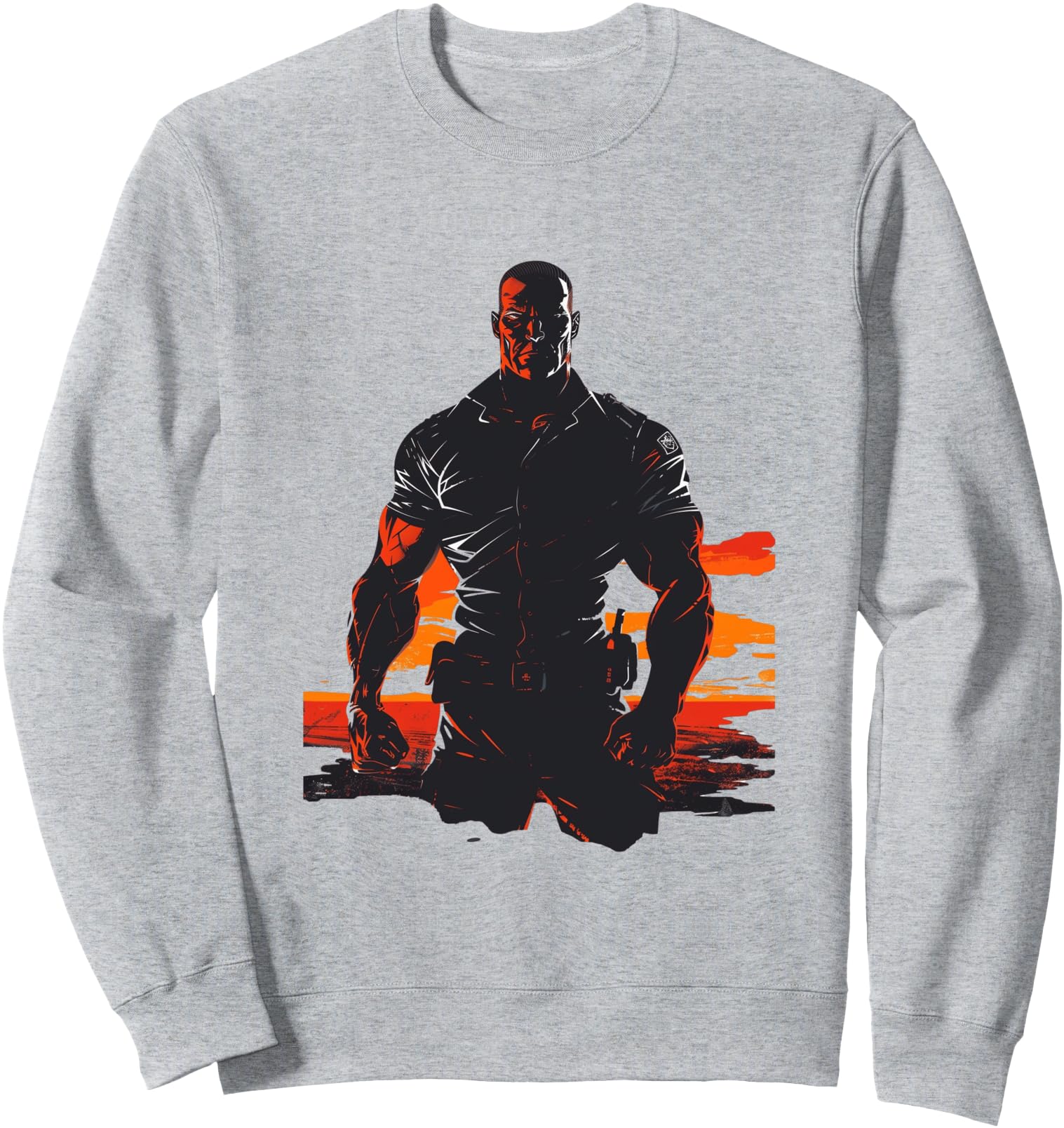 Authentic Dynamic Superhero Art Sweatshirt - Custom Art Print Unisex - T-Shirt, Sweatshirt, Hoodie