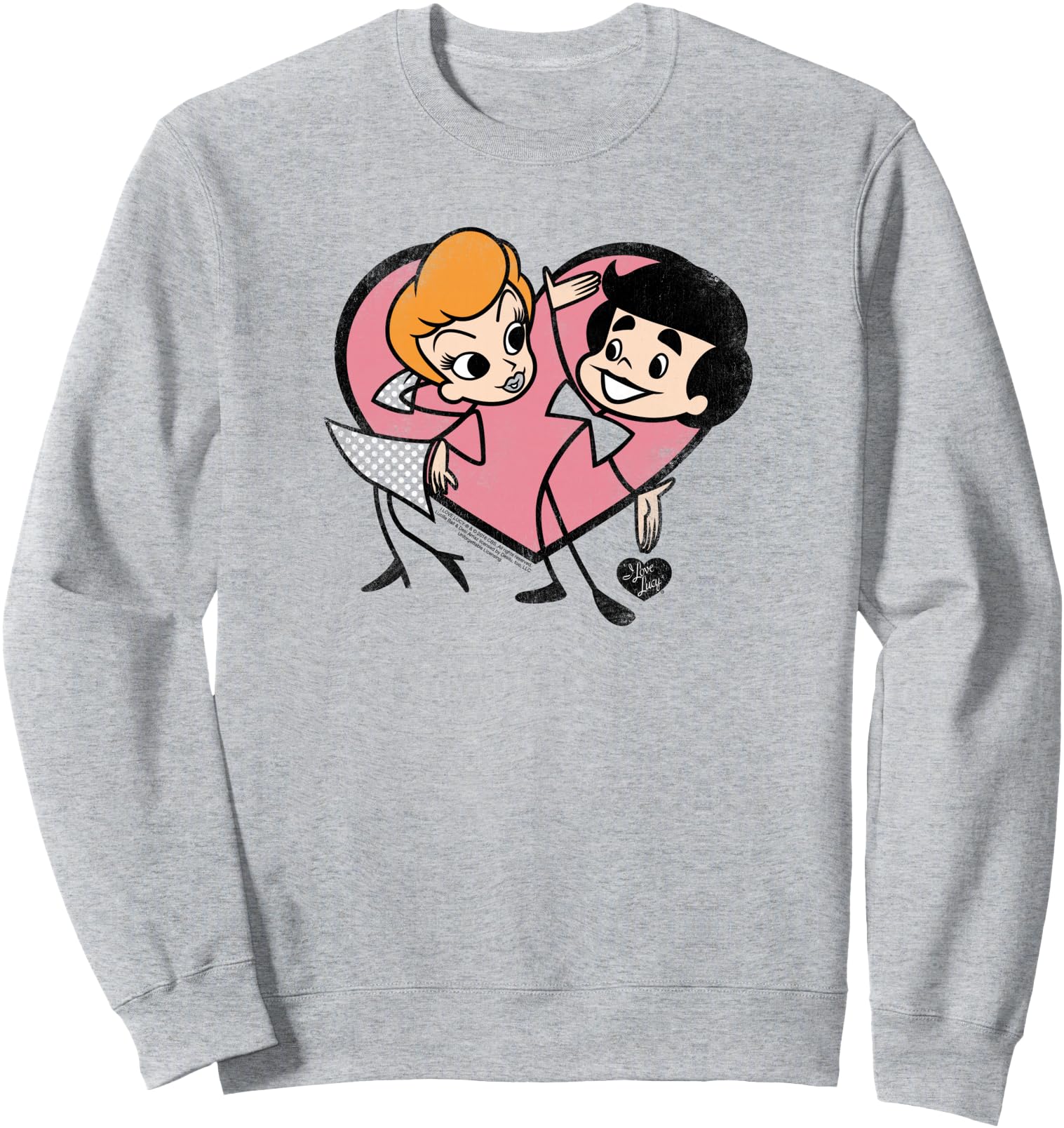 I Love Lucy Cartoon Love Hoodie - Streetwear Style Men Women - T-Shirt, Sweatshirt, Hoodie