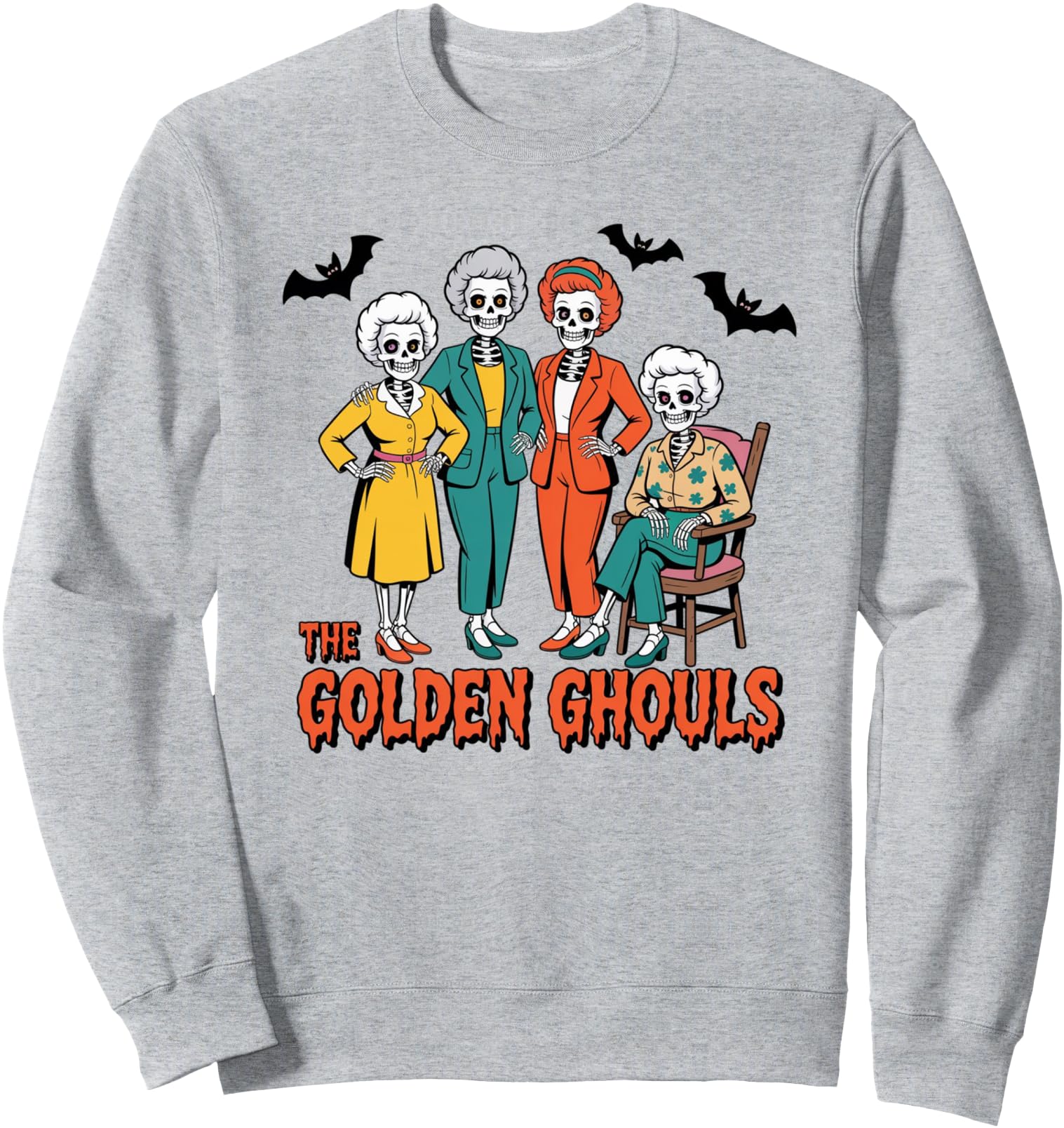 Authentic Golden Ghouls Halloween Sweatshirt - Fun Novelty Design Unisex - T-Shirt, Sweatshirt, Hoodie