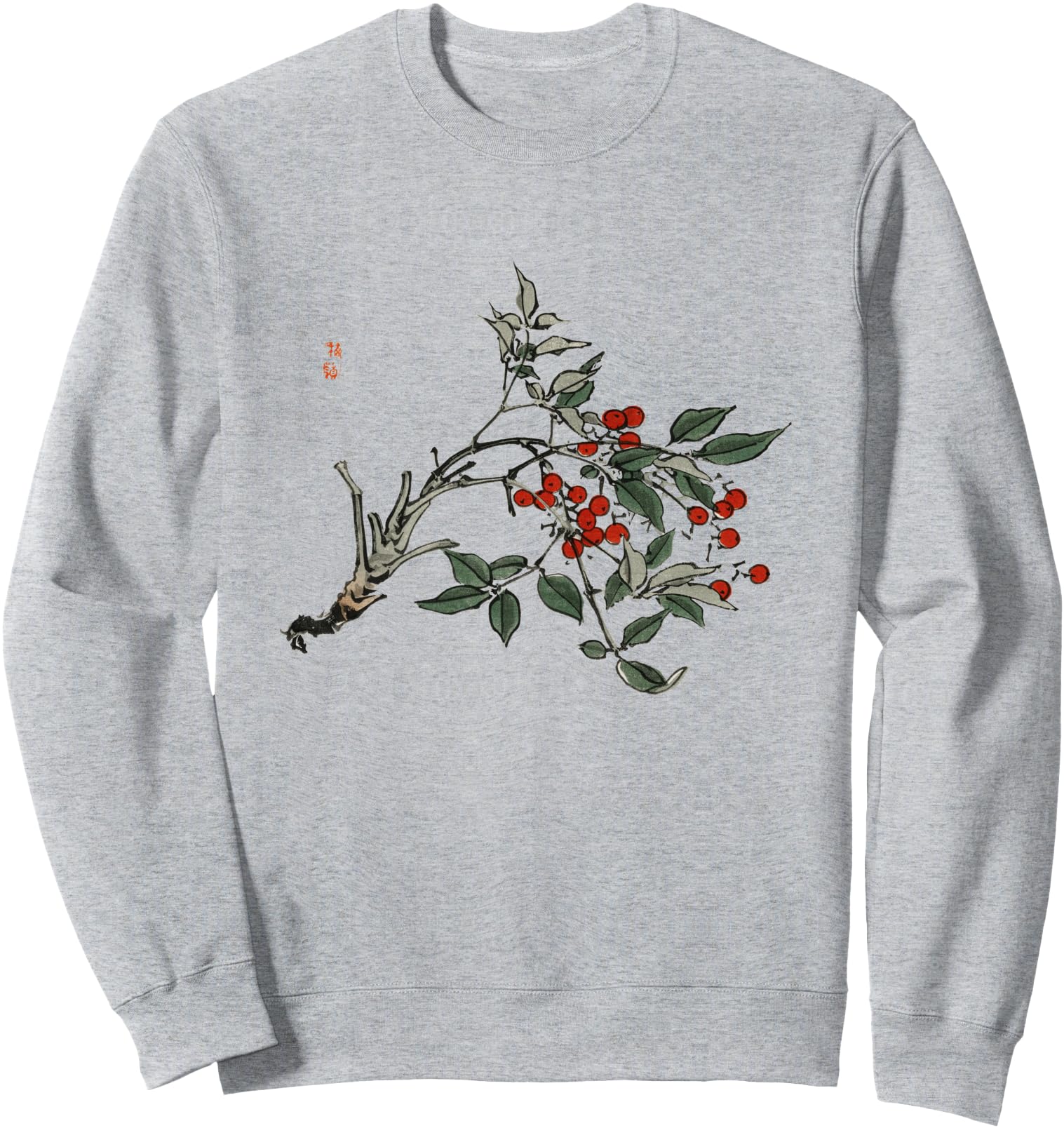 Exclusive Japanese Art Firethorn Sweatshirt - Graphic Print Unisex - T-Shirt, Sweatshirt, Hoodie