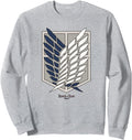 Attack Titan Scout Regiment Shield Hoodie - Streetwear Style for Adults - T-Shirt, Sweatshirt, Hoodie