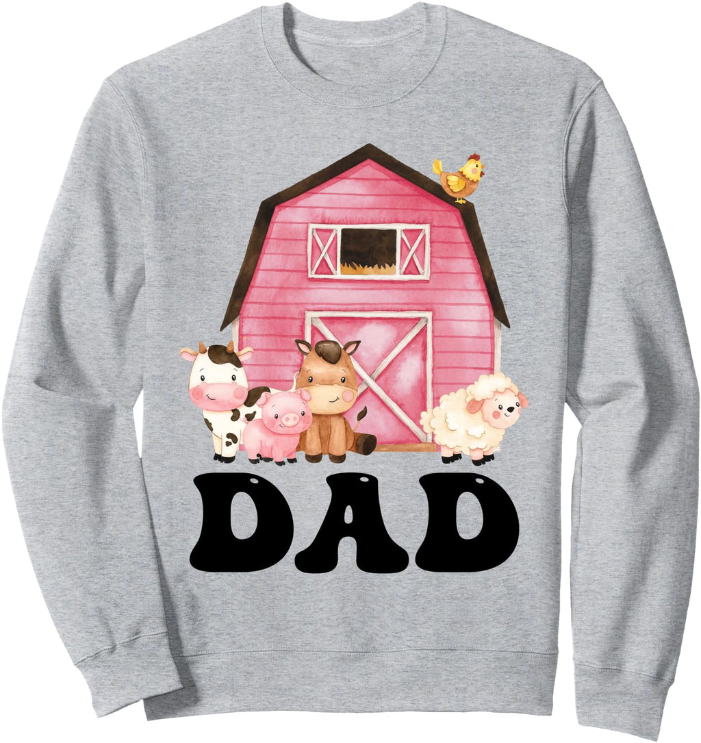 Authentic Dad Farm Animals Theme T-Shirt - Unique Graphic for Adults - T-Shirt, Sweatshirt, Hoodie