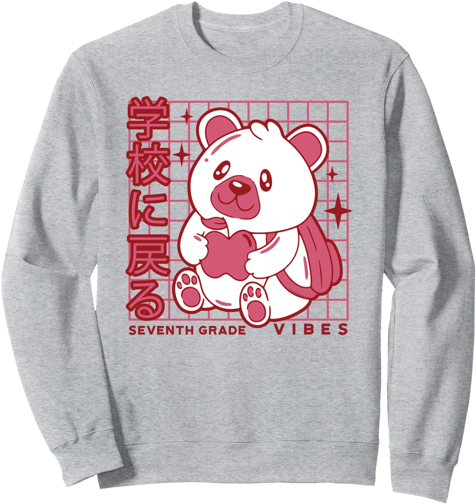 Authentic 7Th Grade Vibes Back To Sweatshirt - Aesthetic Graphic Men Women - T-Shirt, Sweatshirt, Hoodie