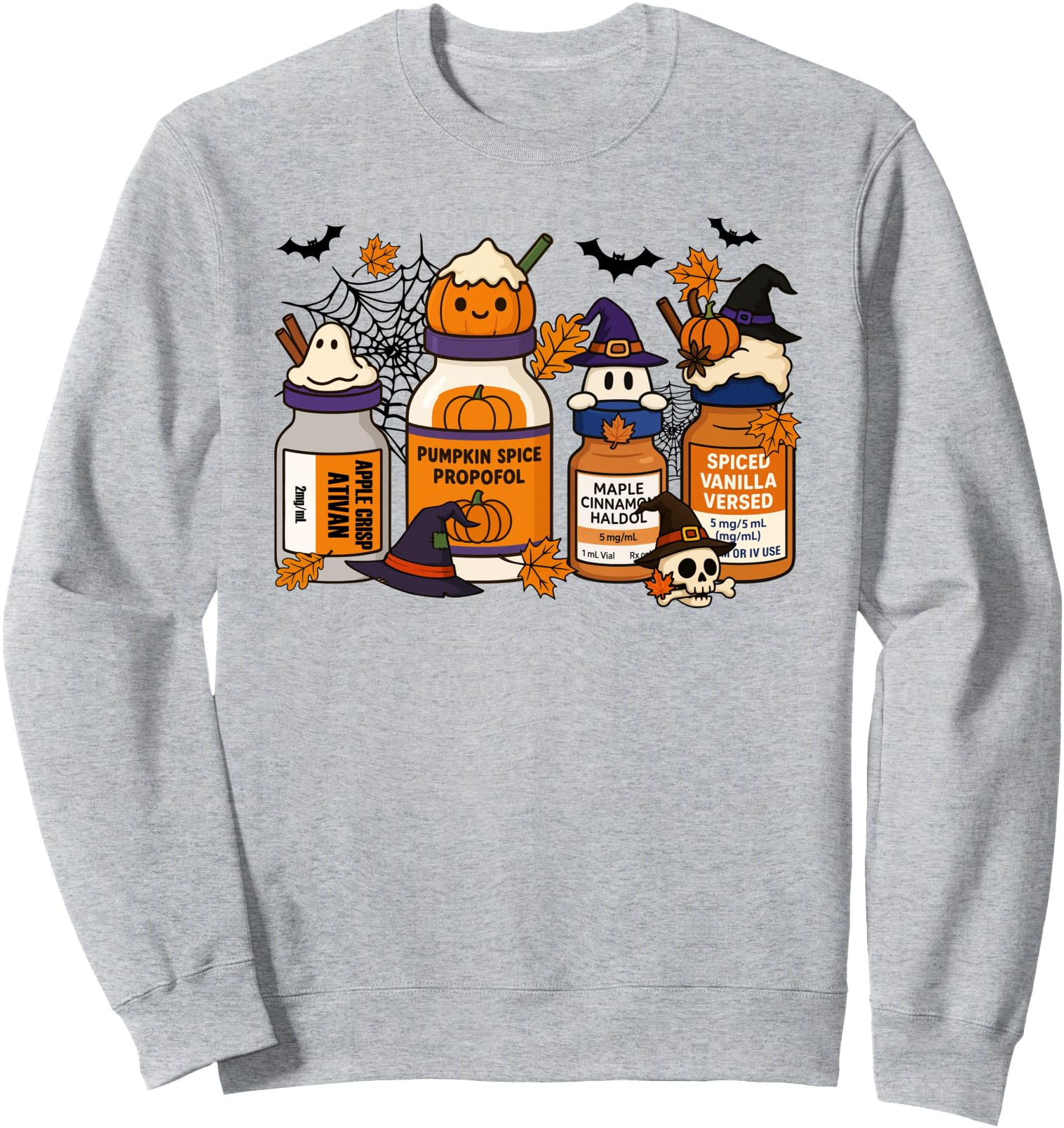 Original Halloween Nurse Pumpkin Hoodie - Casual Everyday Wear for Adults - T-Shirt, Sweatshirt, Hoodie