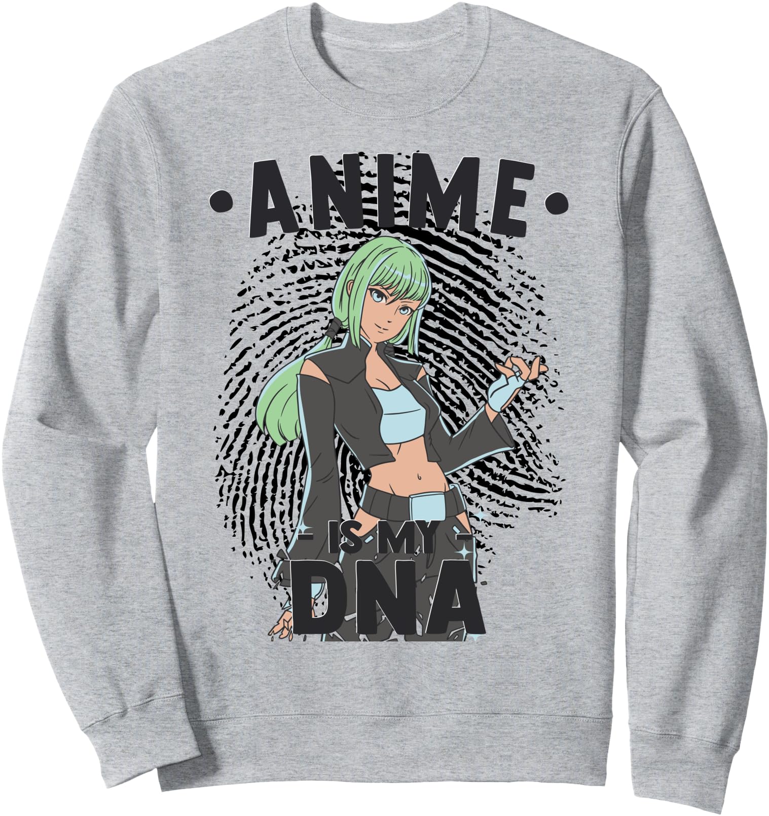 Handcrafted Anime Otaku Anime Is My Dna T-Shirt - Minimalist Print Unisex - T-Shirt, Sweatshirt, Hoodie