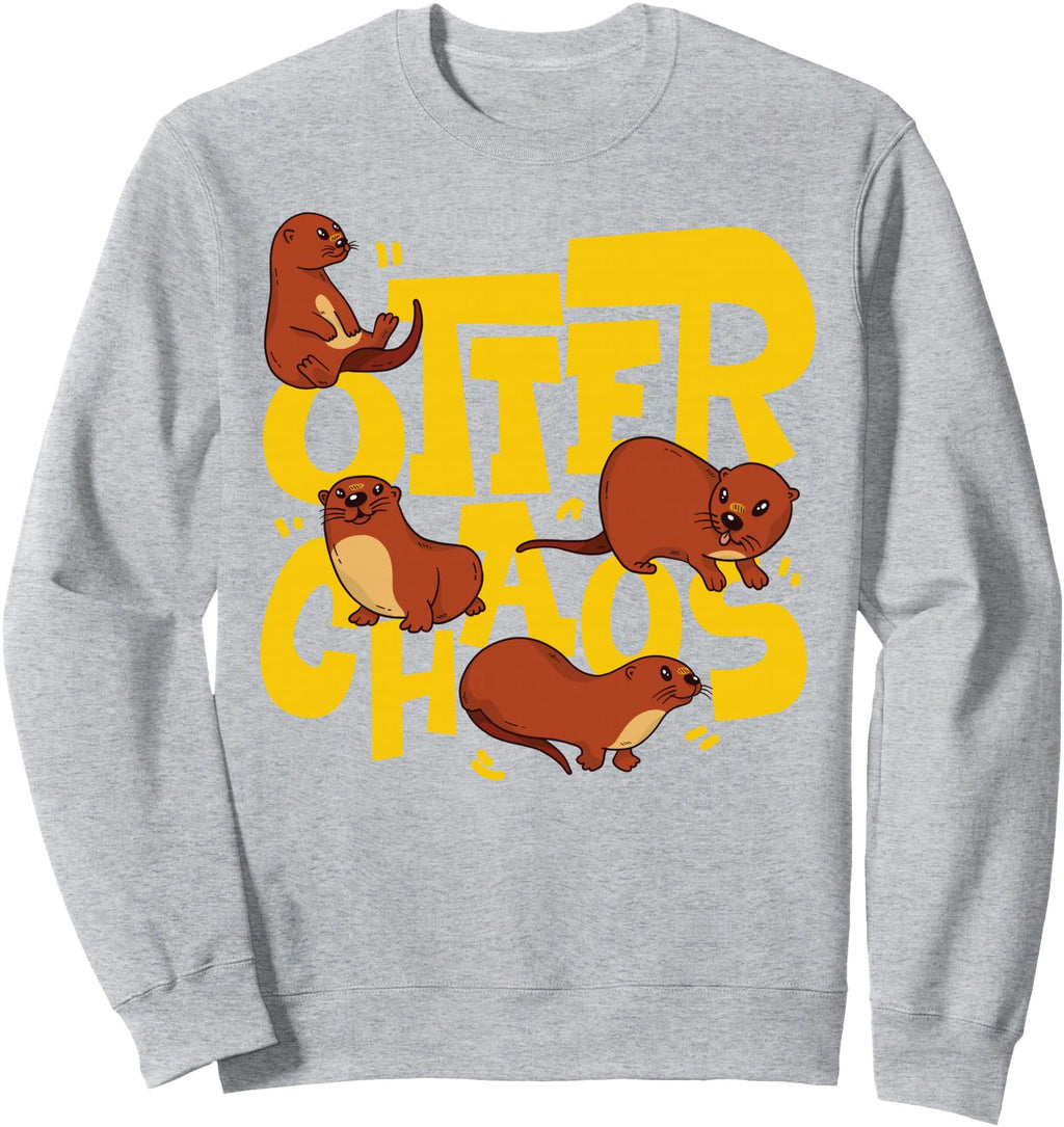 Original Otter Pun Otter Chaos T-Shirt - Novelty Apparel Unisex - T-Shirt, Sweatshirt, Hoodie
