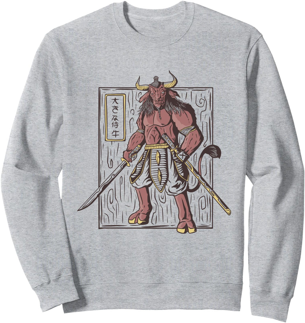Original Ox As Samurai Warrior L Sweatshirt - Trendy Graphic Unisex - T-Shirt, Sweatshirt, Hoodie