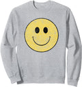 Handcrafted Smile Happy Face 70 S Vibe Hoodie - Aesthetic Graphic Unisex - T-Shirt, Sweatshirt, Hoodie
