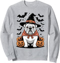 Exclusive White English Bulldog Witch T-Shirt - Custom Art Print Men Women - T-Shirt, Sweatshirt, Hoodie