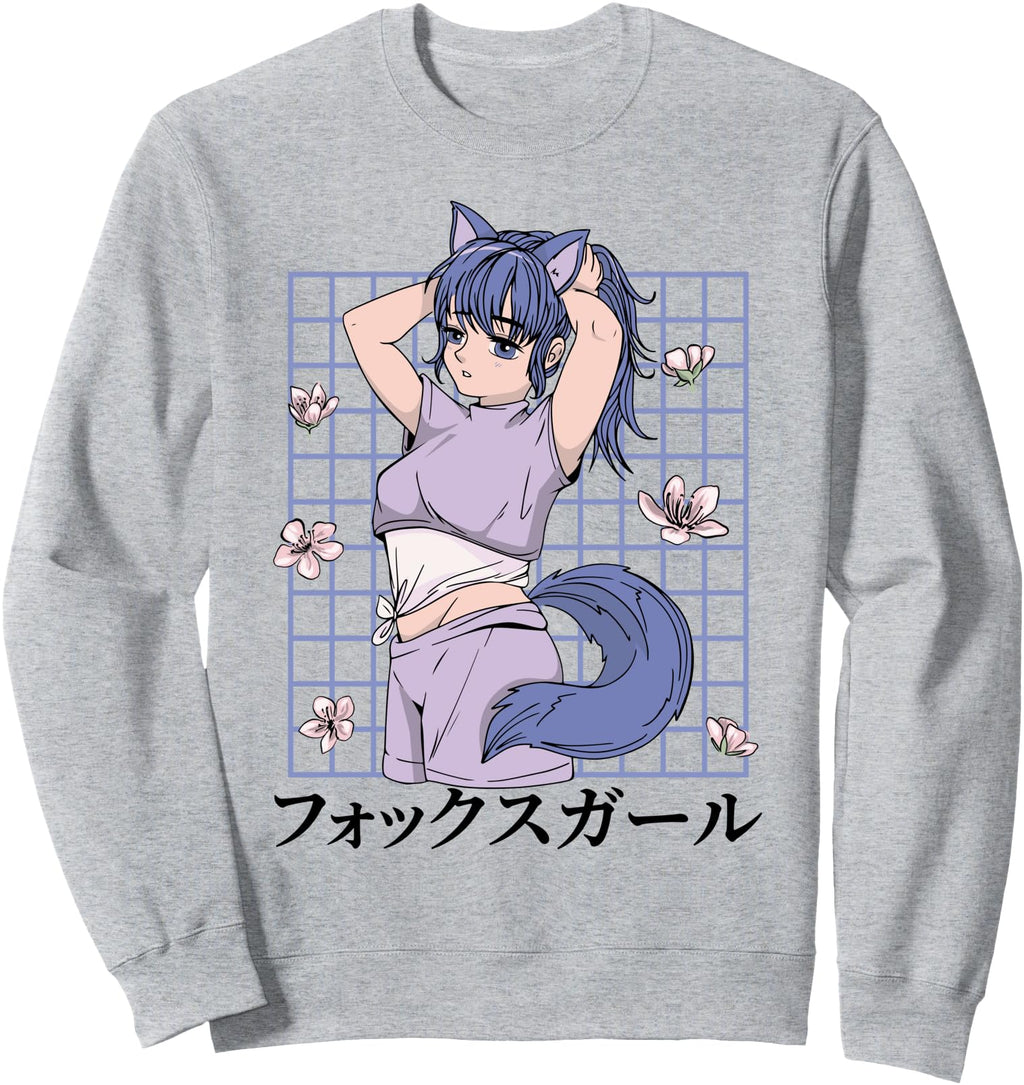 Handcrafted Fox Kawaii Otaku Anime Cherry T-Shirt - Novelty Apparel Unisex - T-Shirt, Sweatshirt, Hoodie