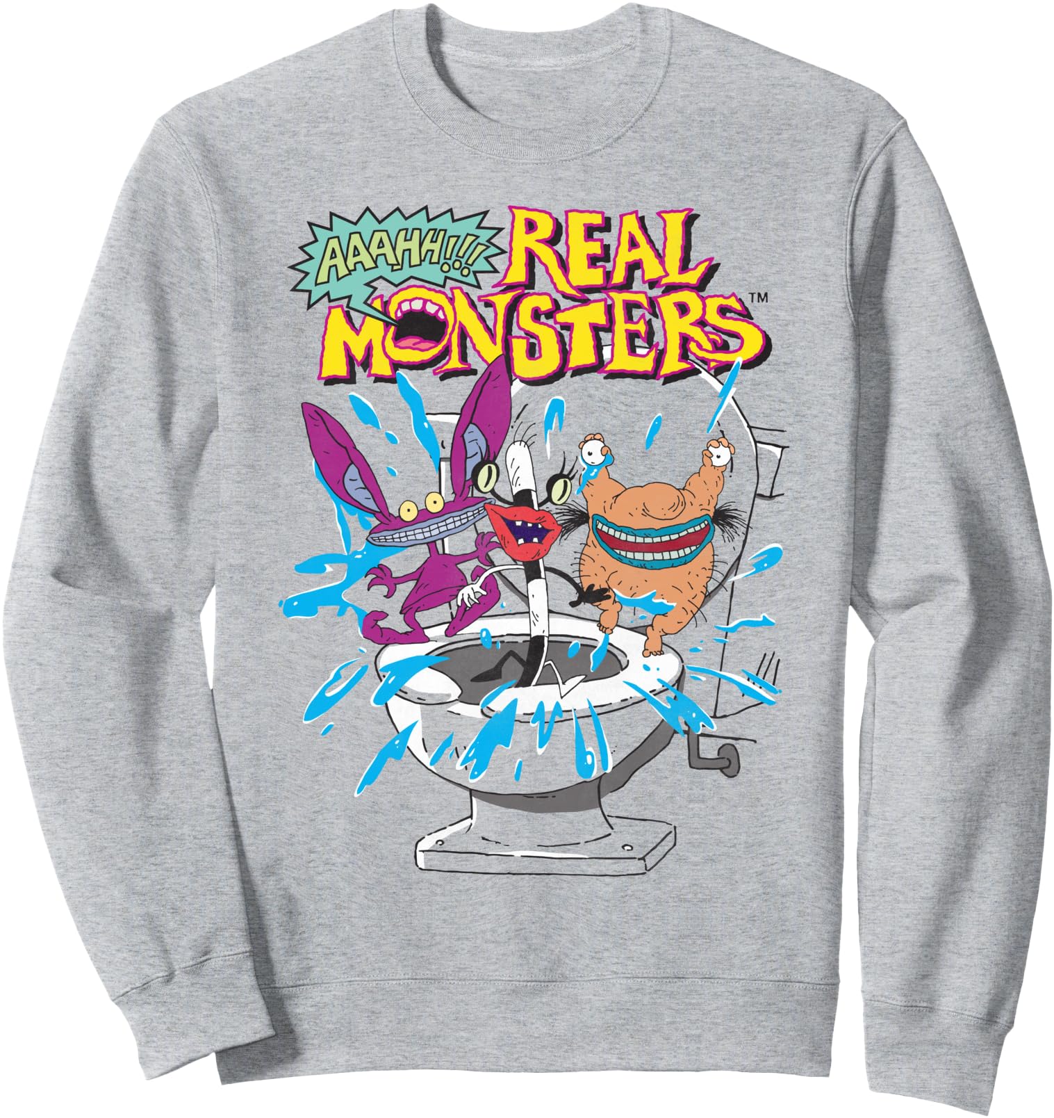 Authentic Ah Real Monsters Characters Hoodie - Graphic Print for Adults - T-Shirt, Sweatshirt, Hoodie