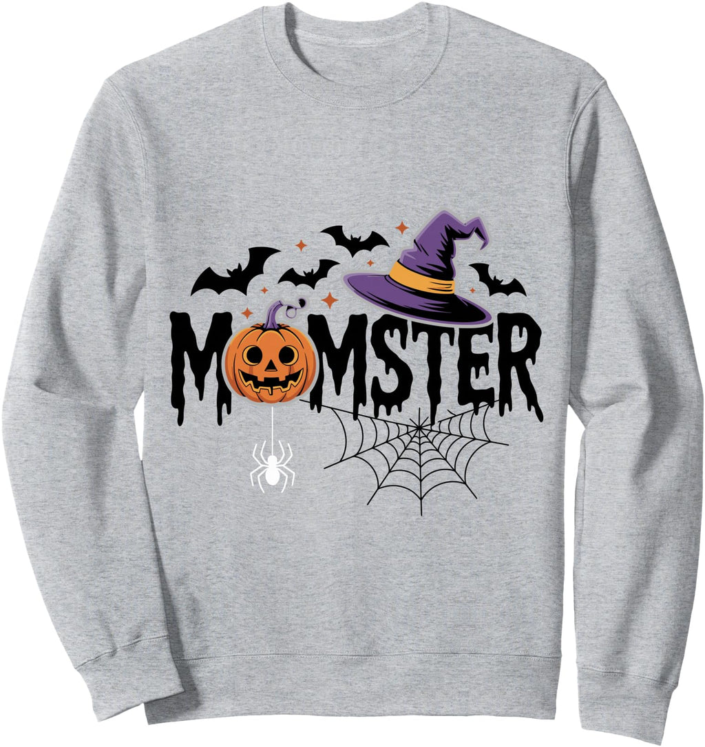 Handcrafted Momster Halloween Mom Witch Sweatshirt - Novelty Apparel Unisex - T-Shirt, Sweatshirt, Hoodie