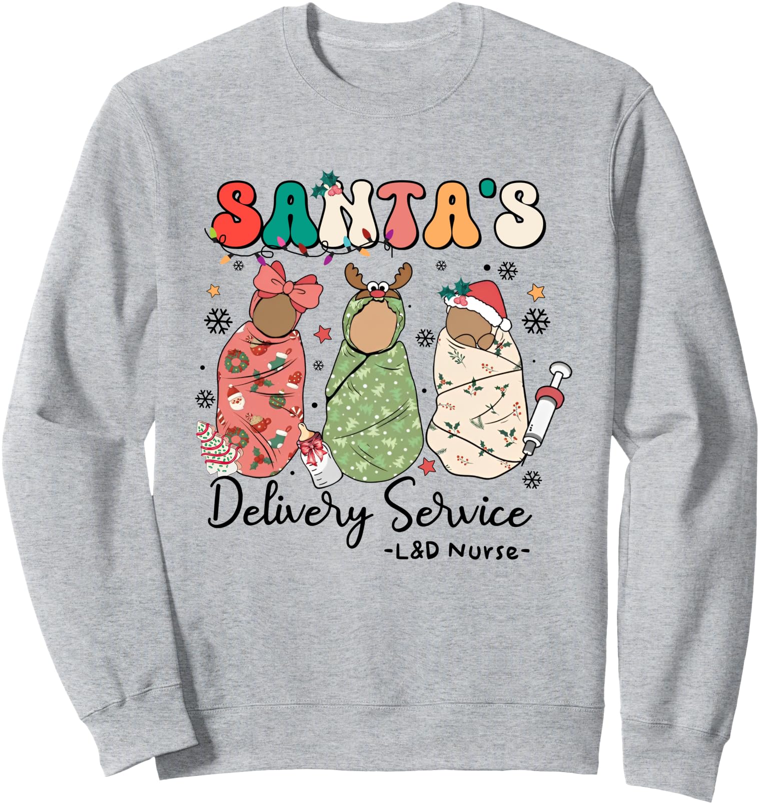 Santa S Delivery Service Labor Sweatshirt - Streetwear Style for Adults - T-Shirt, Sweatshirt, Hoodie