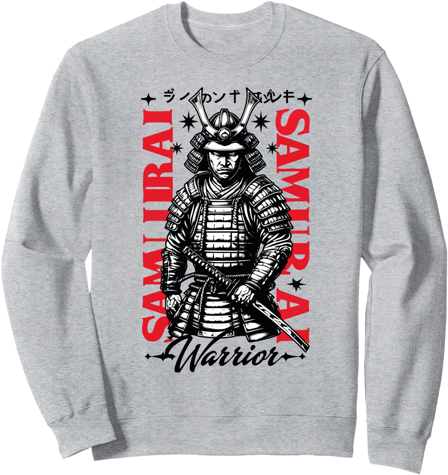 Handcrafted Samurai Warrior Japanese Hoodie - Fun Novelty Design Unisex - T-Shirt, Sweatshirt, Hoodie