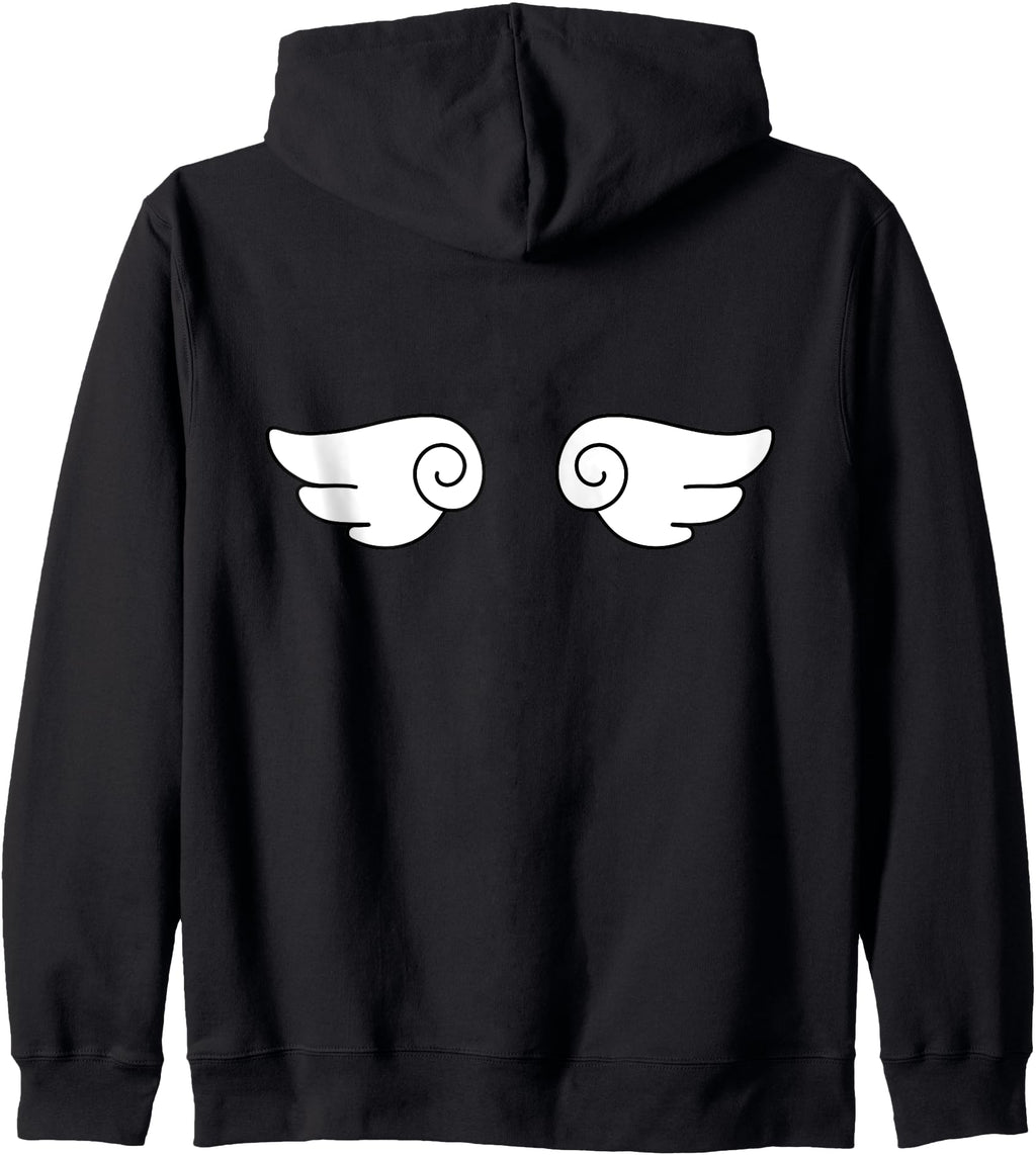 Anime Angel Wings Back Rare Sweatshirt - Custom Art Print Men Women - T-Shirt, Sweatshirt, Hoodie