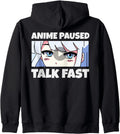 Exclusive Anime Paused Talk Fast T-Shirt - Unique Graphic Men Women - T-Shirt, Sweatshirt, Hoodie