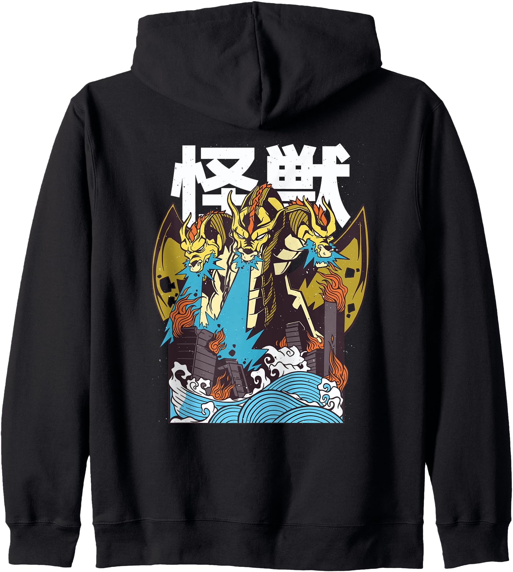 Exclusive Japanese Kaiju Dragon Sweatshirt - Streetwear Style for Adults - T-Shirt, Sweatshirt, Hoodie