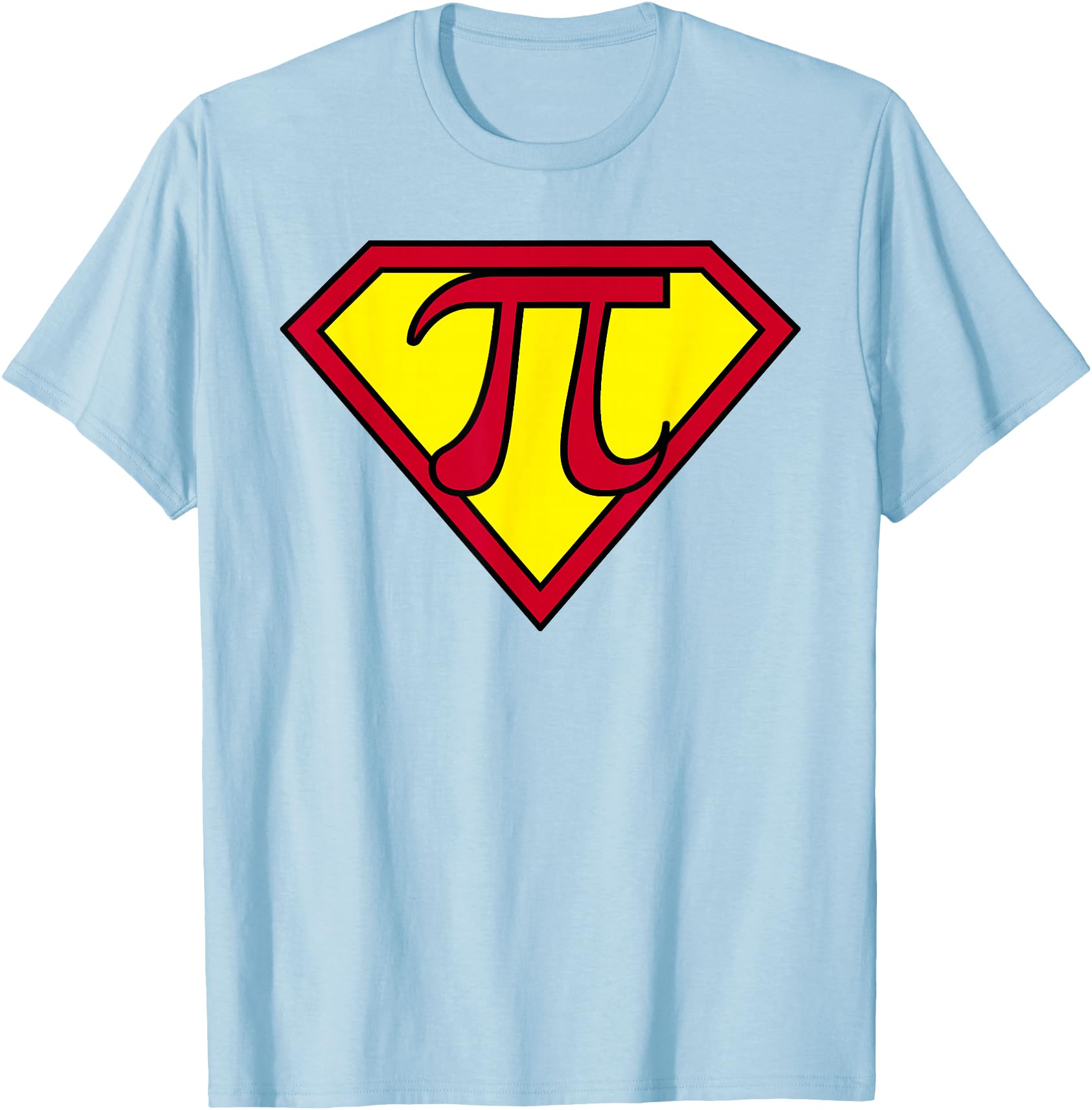 Authentic Superpi Superhero Pi Math Sweatshirt - Unique Graphic Unisex - T-Shirt, Sweatshirt, Hoodie