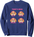 Paw Patrol Skye Todays Mood Faces Chart Hoodie - Graphic Print for Adults - T-Shirt, Sweatshirt, Hoodie