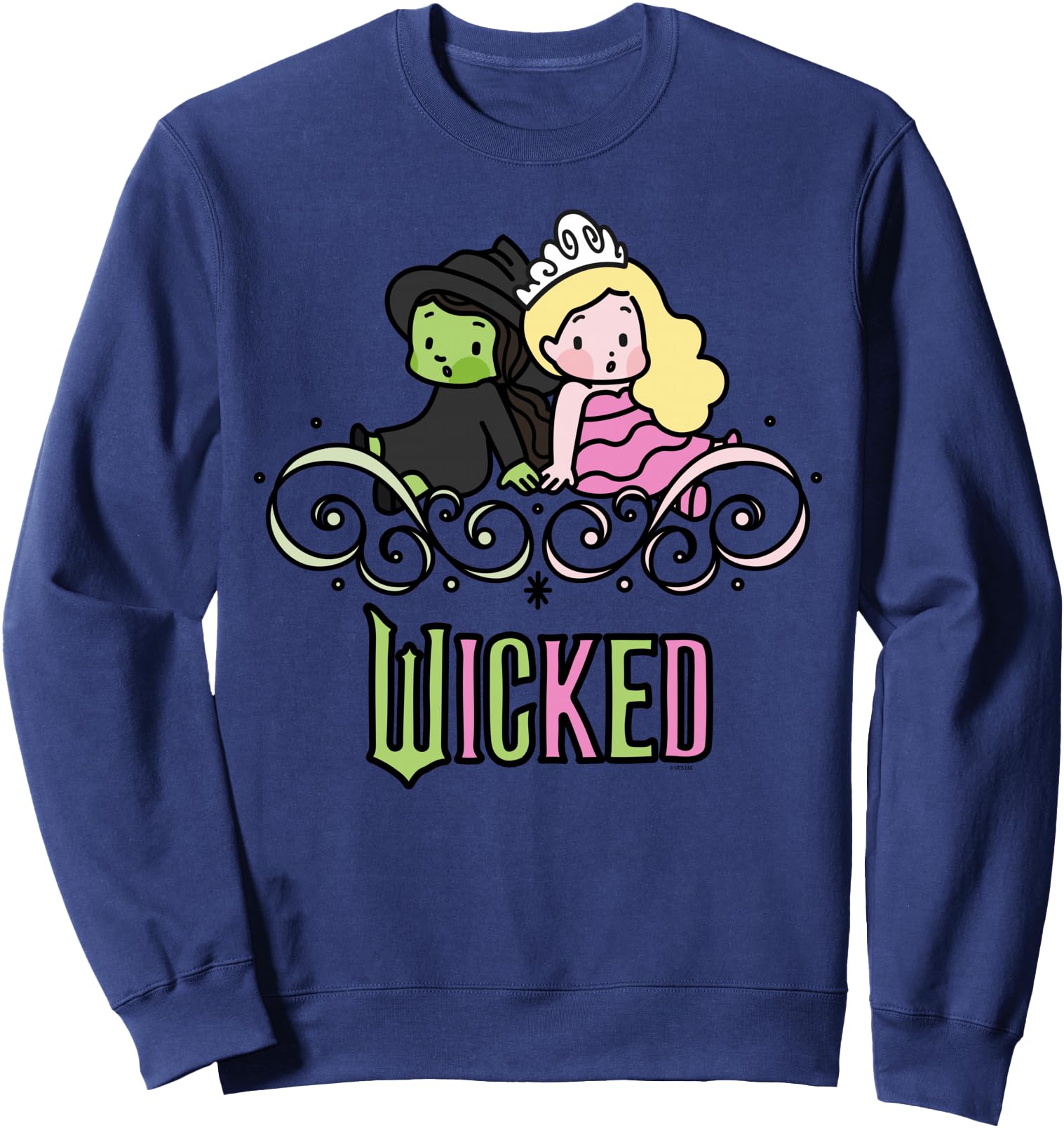 Handcrafted Wicked Elphaba Glinda Hoodie - Streetwear Style for Adults - T-Shirt, Sweatshirt, Hoodie