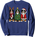 Bernese Mountain Dog Santa Reindeer T-Shirt - Graphic Print Unisex - T-Shirt, Sweatshirt, Hoodie