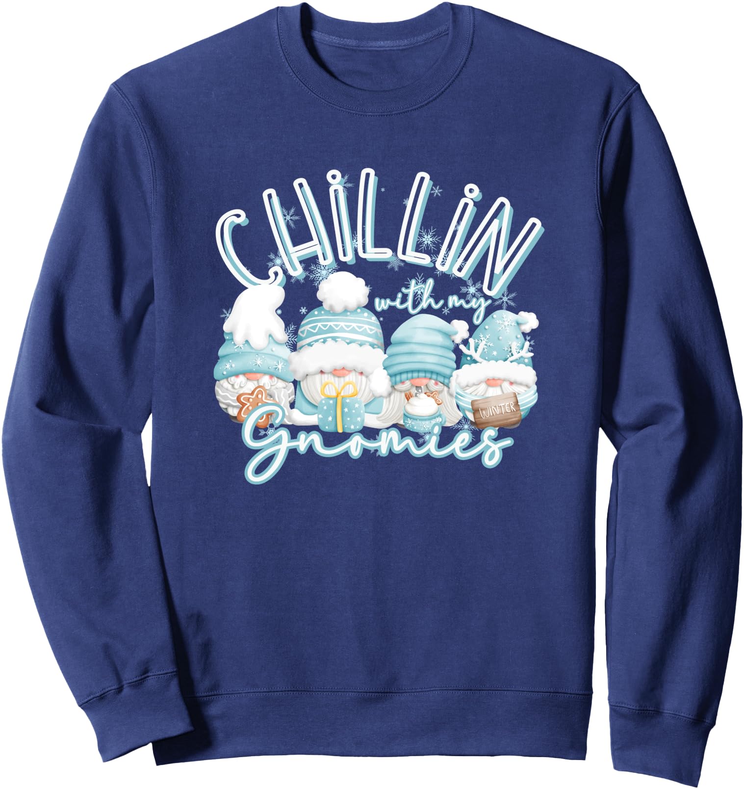 Handcrafted Chillin My Gnomies T-Shirt - Streetwear Style for Adults - T-Shirt, Sweatshirt, Hoodie
