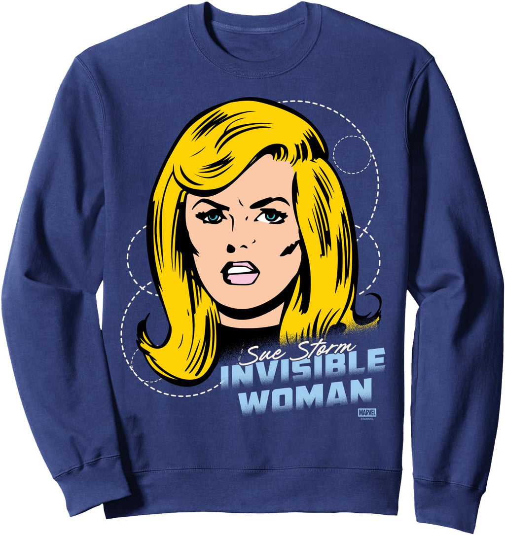 Fantastic Four Invisible Portrait T-Shirt - Novelty Apparel Unisex - T-Shirt, Sweatshirt, Hoodie