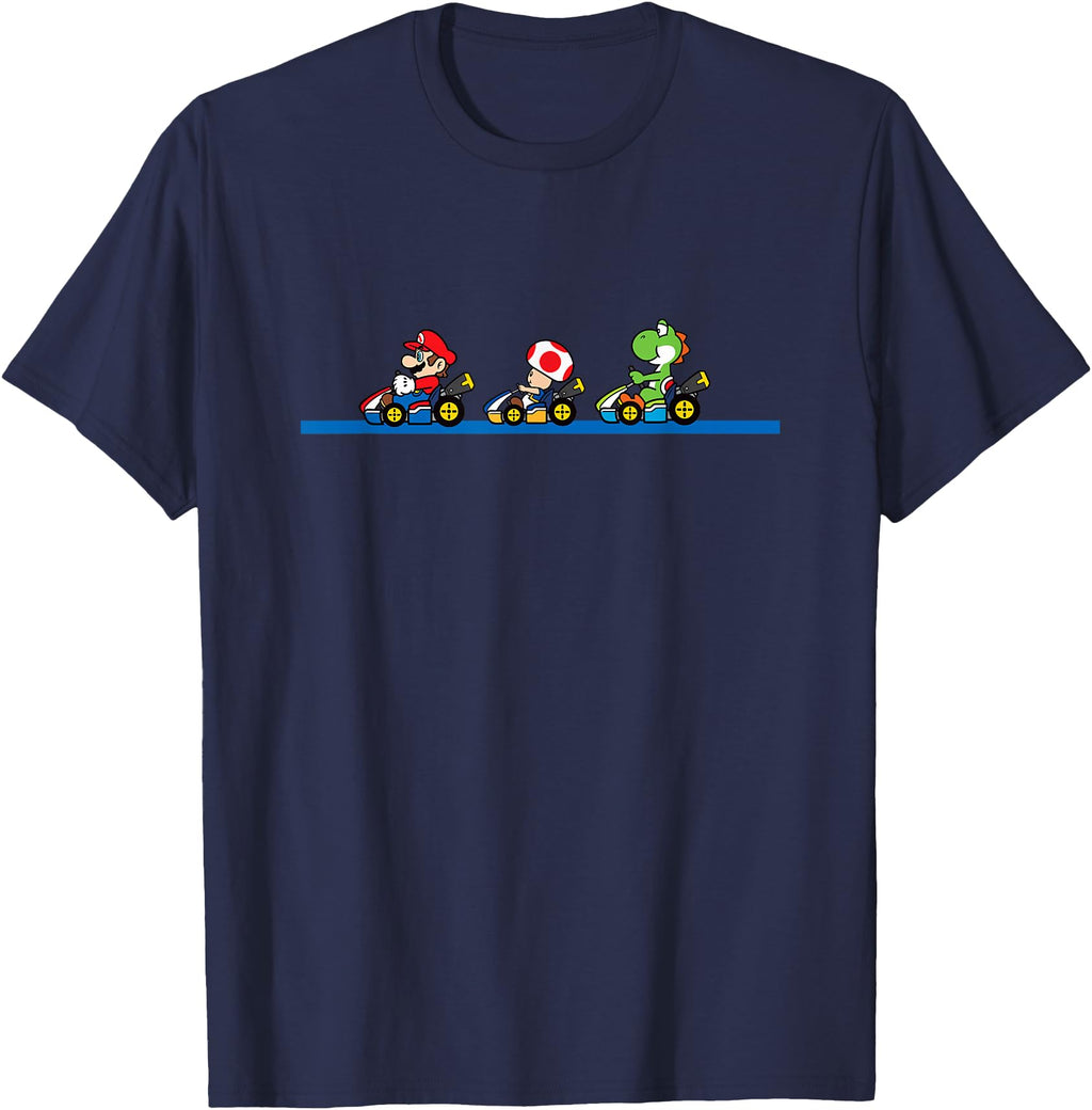 Exclusive Mario Kart Yoshi Toad T-Shirt - Minimalist Print for Adults - T-Shirt, Sweatshirt, Hoodie
