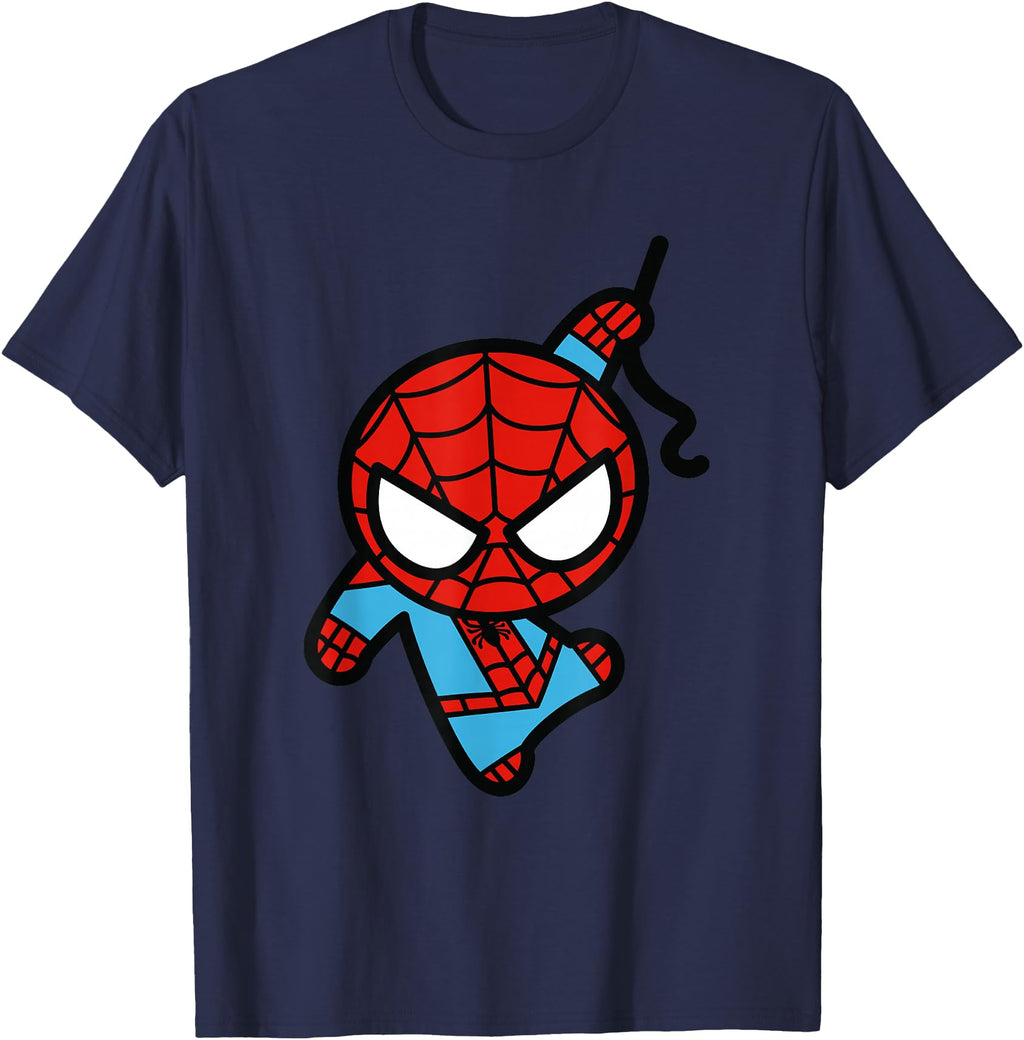 Original Marvel Kawaii Chibi Spider Sweatshirt - Graphic Print for Adults - T-Shirt, Sweatshirt, Hoodie