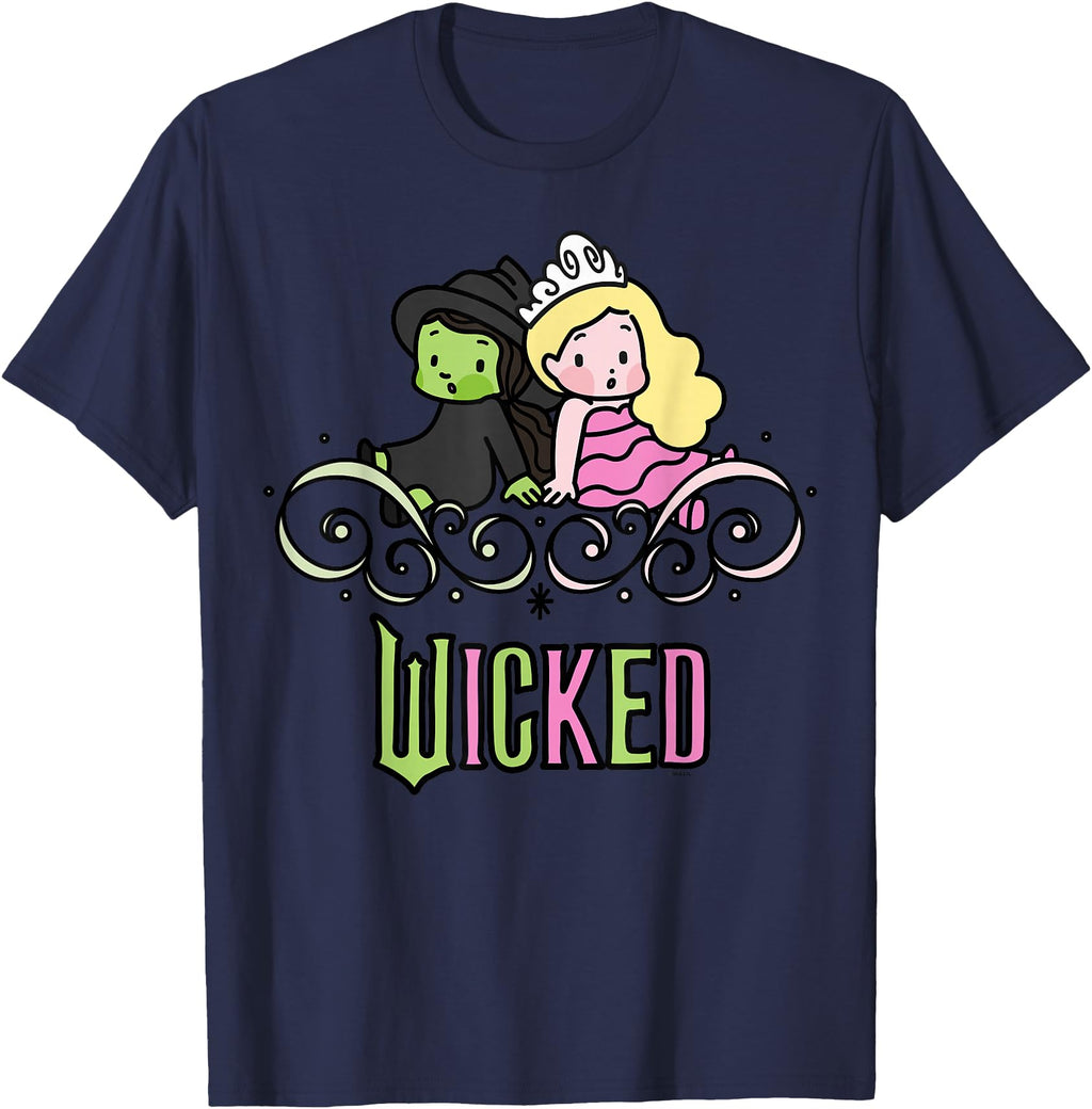 Original Wicked Elphaba Glinda Together Hoodie - Novelty Apparel Unisex - T-Shirt, Sweatshirt, Hoodie