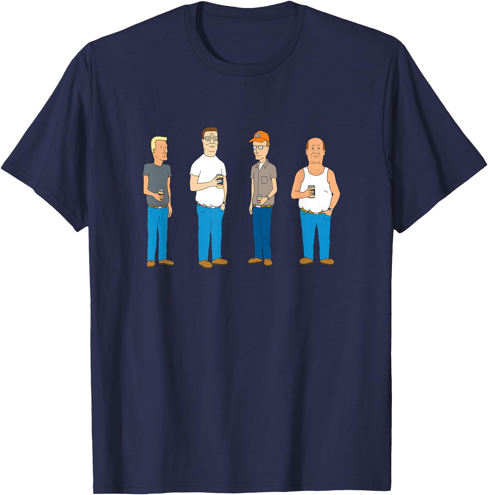 Exclusive King Hill Four Guys T-Shirt - Casual Everyday Wear Men Women - T-Shirt, Sweatshirt, Hoodie