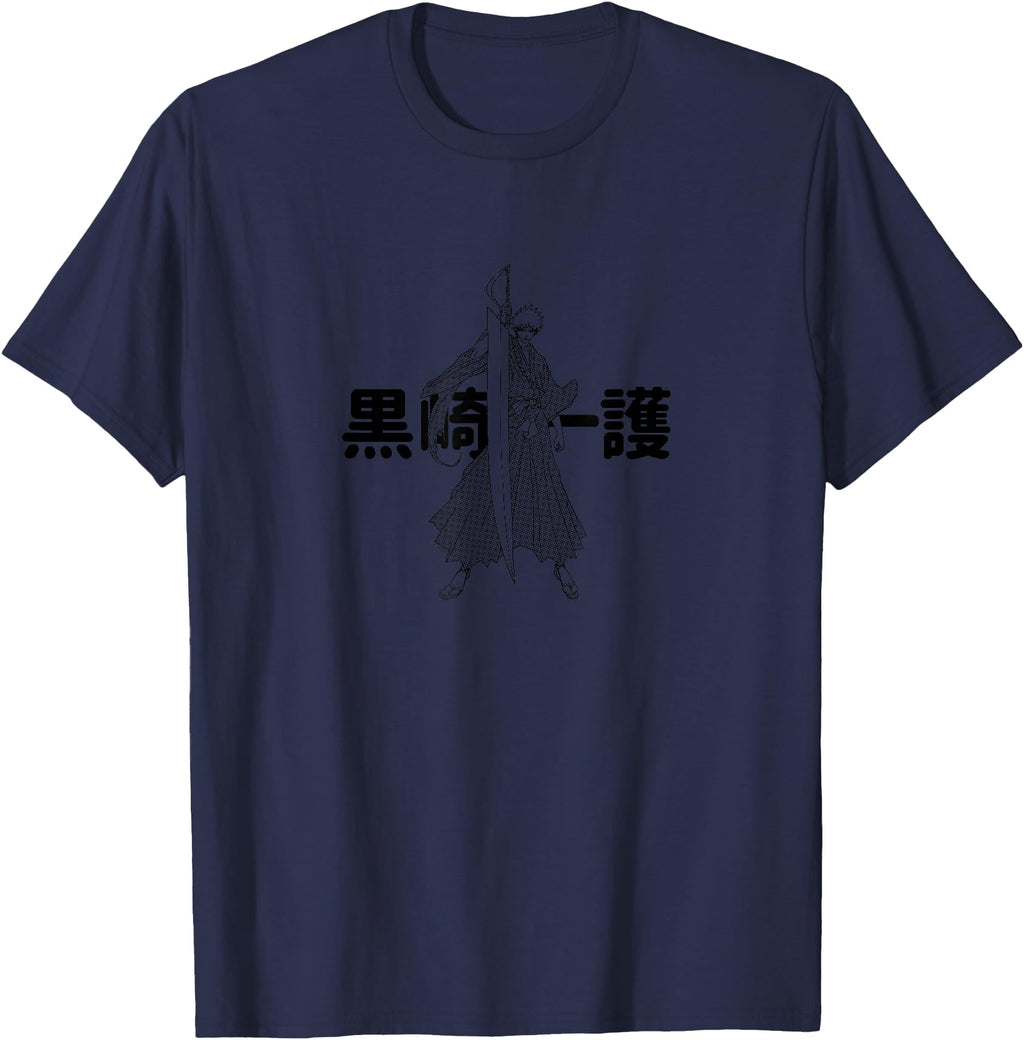 Bleach Ichigo One Color Silhouette Hoodie - Aesthetic Graphic for Adults - T-Shirt, Sweatshirt, Hoodie