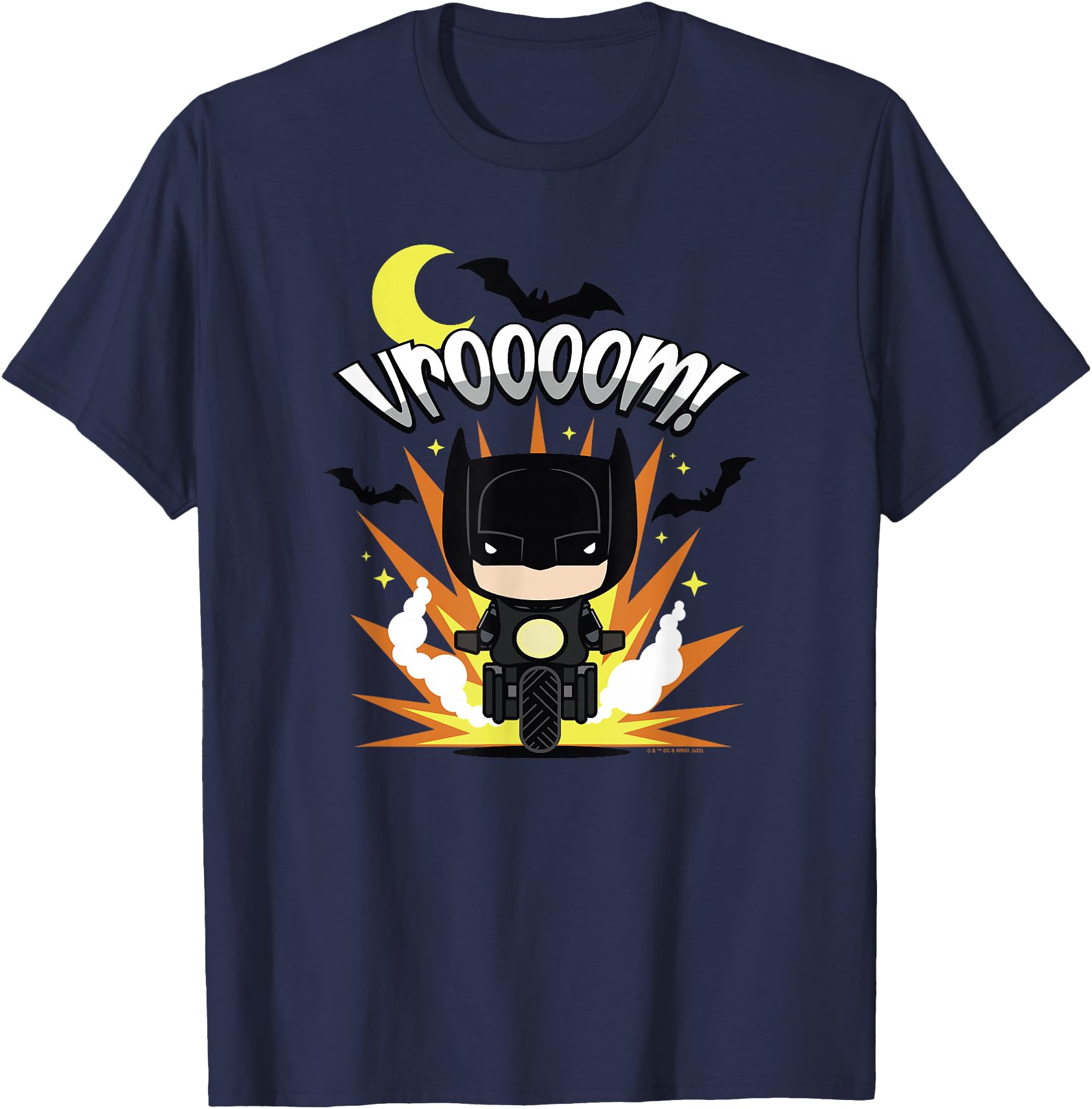 Original Batman Vroooom Batman Motorcycle Hoodie - Streetwear Style Unisex - T-Shirt, Sweatshirt, Hoodie
