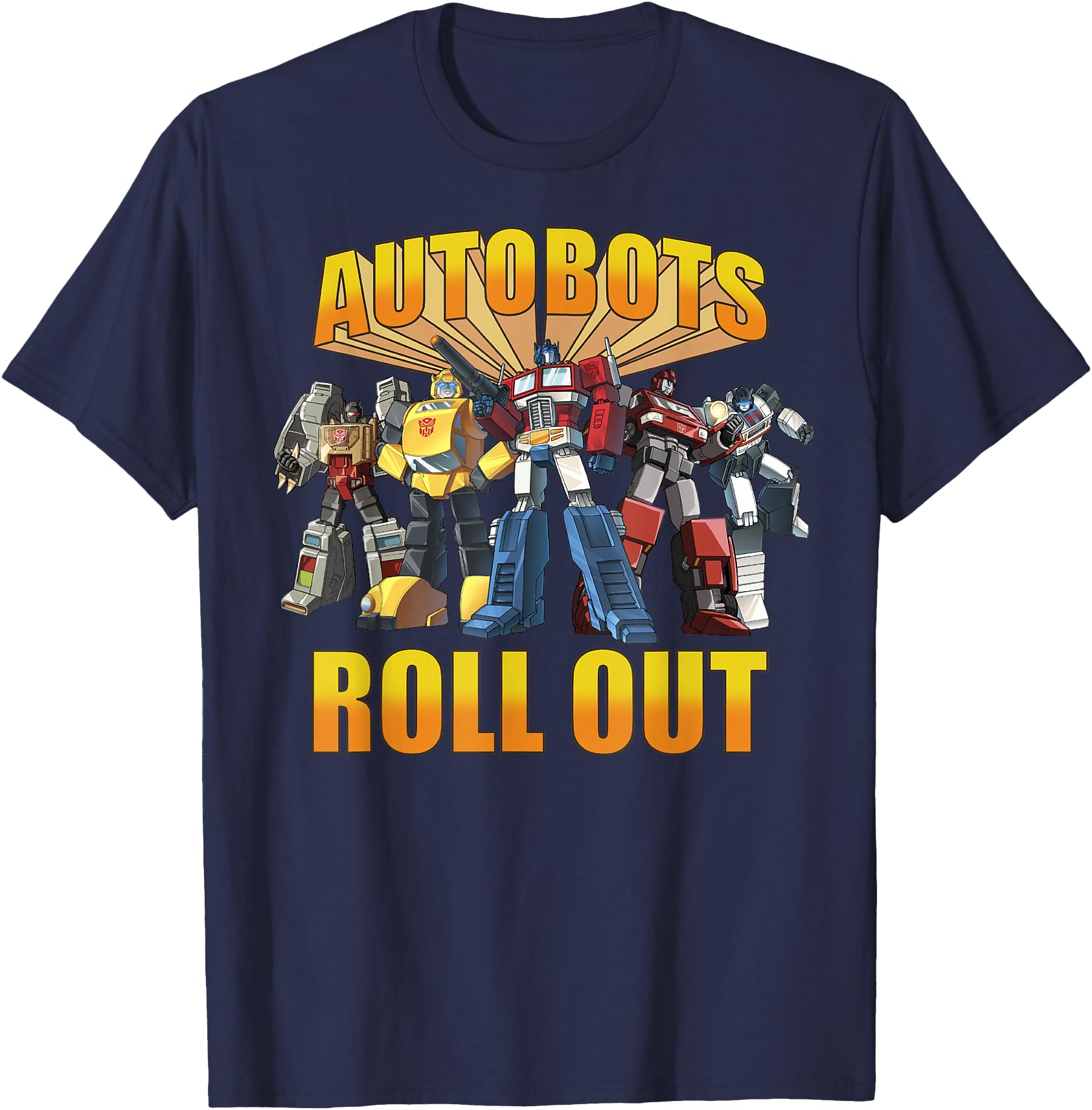 Transformers Autobots Roll Out T-Shirt - Aesthetic Graphic for Adults - T-Shirt, Sweatshirt, Hoodie