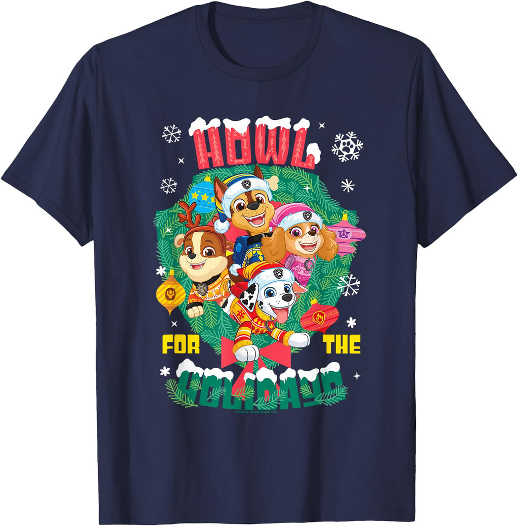 Exclusive Paw Patrol Howl Holidays Sweatshirt - Fun Novelty Design Unisex - T-Shirt, Sweatshirt, Hoodie