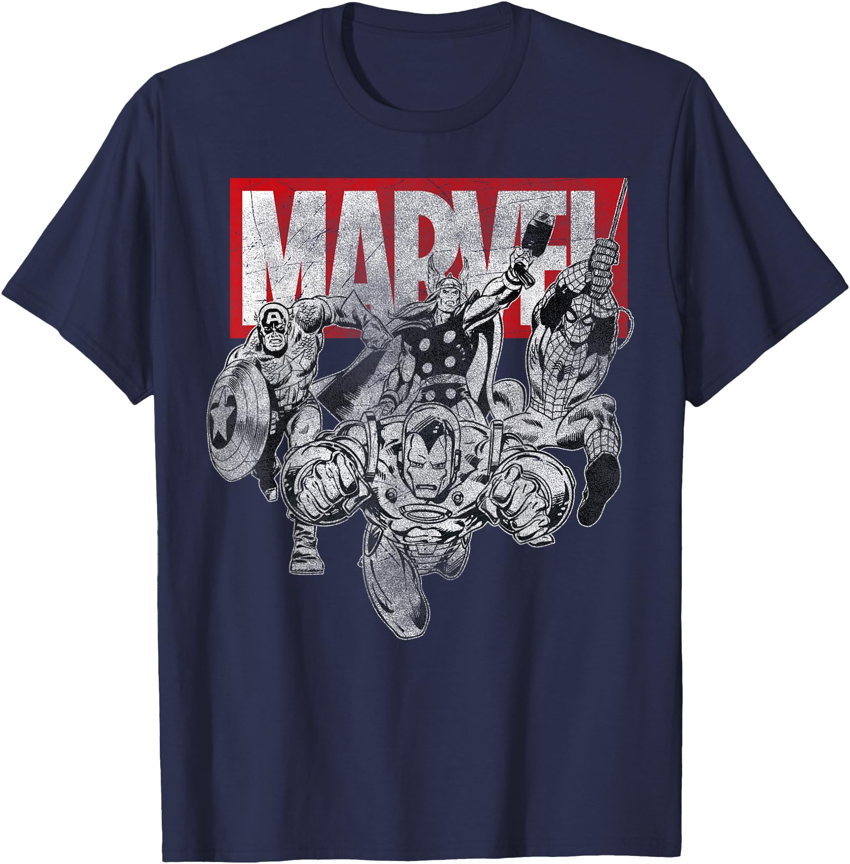 Marvel Iron Comic T Exclusive Sweatshirt - Unique Graphic Unisex - T-Shirt, Sweatshirt, Hoodie