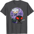 Authentic Aquaman Movie Chibi Black Sweatshirt - Graphic Print Unisex - T-Shirt, Sweatshirt, Hoodie