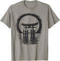 Handcrafted Japanese Torii Gate Art Hoodie - Minimalist Print Men Women - T-Shirt, Sweatshirt, Hoodie