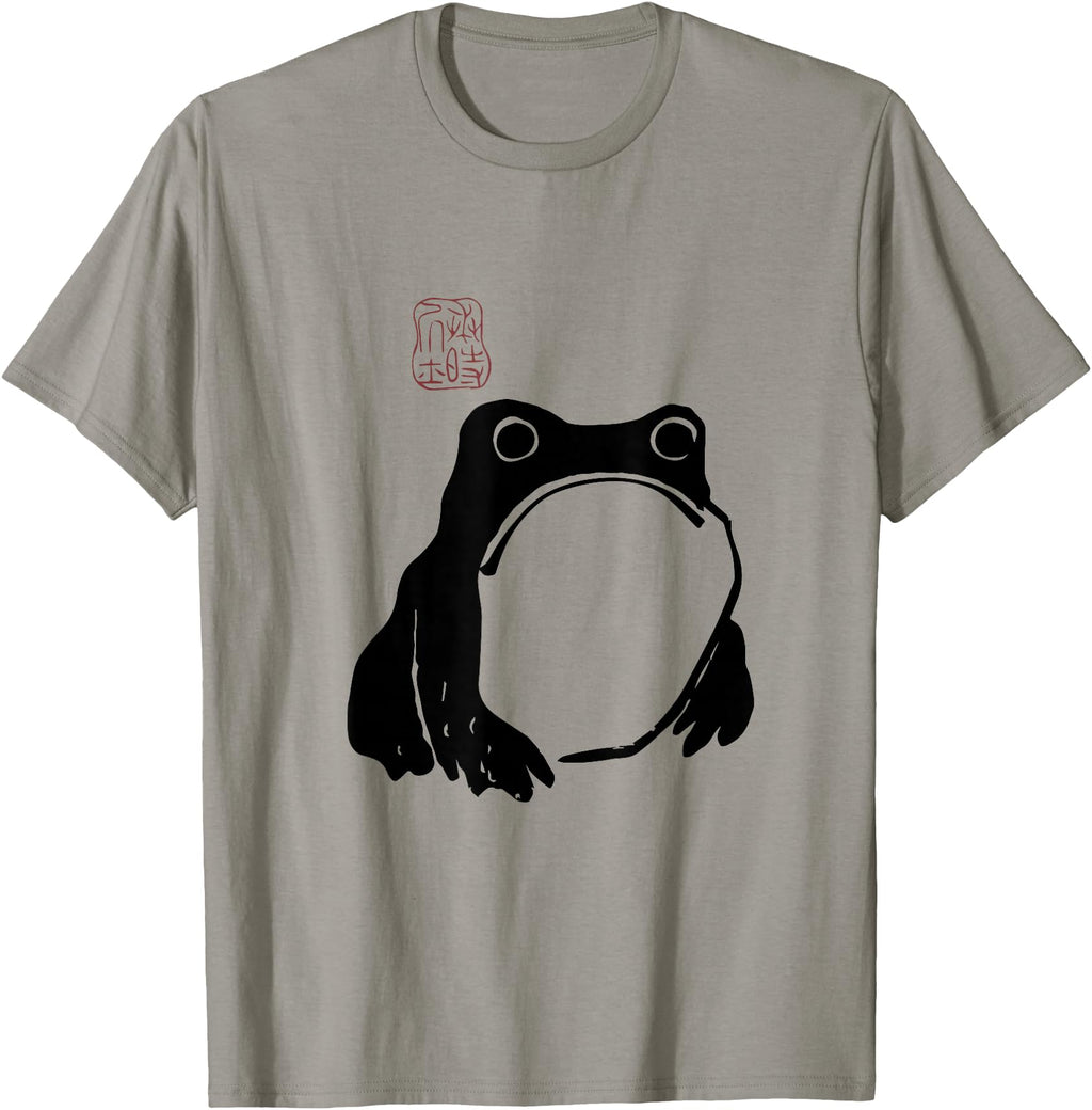 Exclusive Japanese Grumpy Frog Toad Hoodie - Graphic Print Men Women - T-Shirt, Sweatshirt, Hoodie