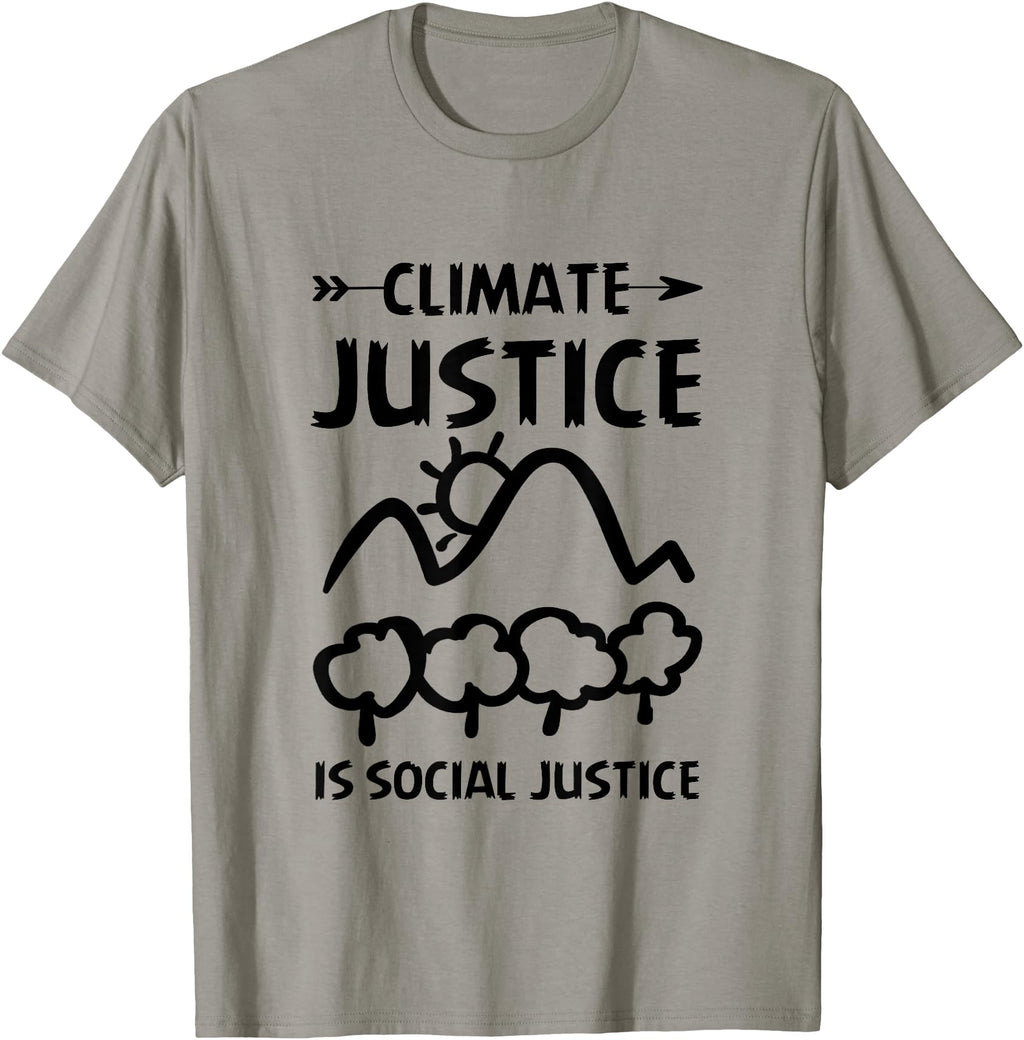 Handcrafted Climate Justice Is Hoodie - Aesthetic Graphic for Adults - T-Shirt, Sweatshirt, Hoodie
